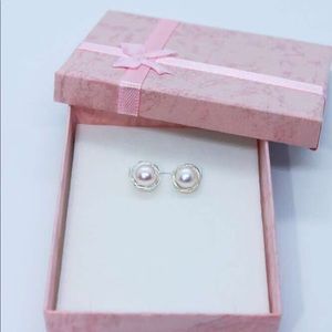 Authentic Freshwater pearl stud earrings